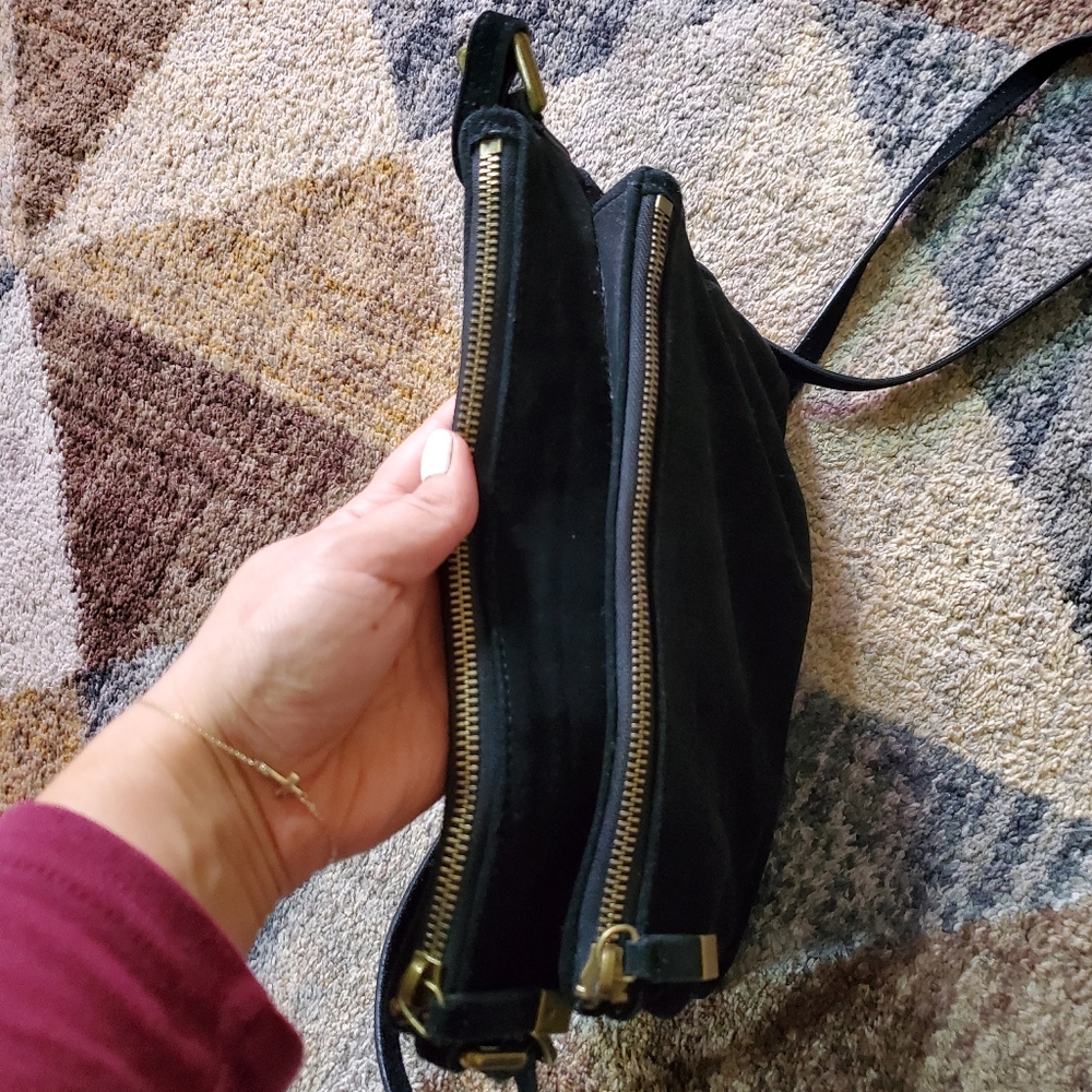 Margot  suede crossbody bag